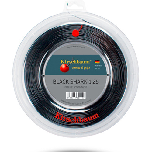 Cuerda Para Raqueta Kirschbaum Black Shark 1.25 Rollo 200mts