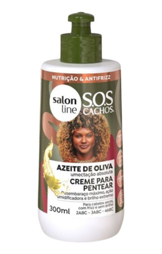 Salon Line Sos Cachos Crema De Peinar Aceite De Oliva 300ml