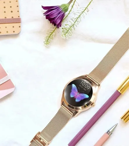 Reloj inteligente kingwear kw10 impermeable ip68 para mujer hotsell