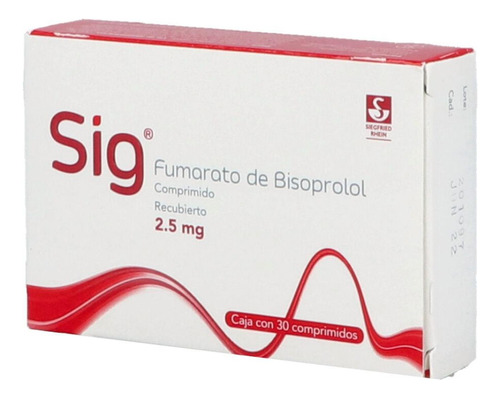 Sig 2.5 Mg Con 30 Comprimidos