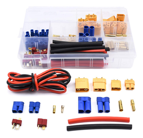 Readytosky Xt60/xt90/ec3/ec5/t-plug Kit De Adaptadores De C.