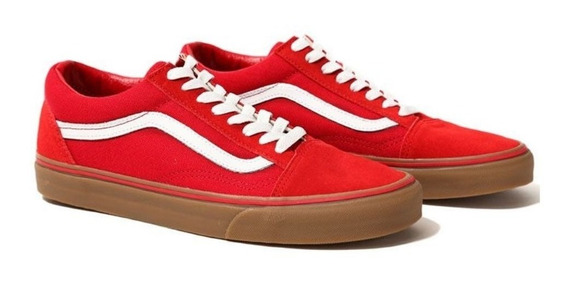 vans old skool rojas hombre