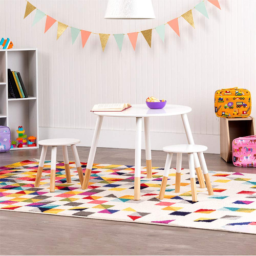 Wildkin Mesa Y Sillas Scandi Para Niños Pequeños Y Niñas El Color