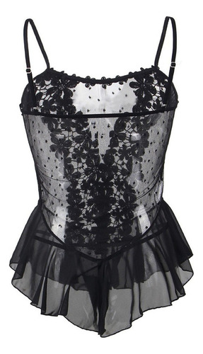 De Ropa Interior De Encaje Con Flores De Talla Grande Para