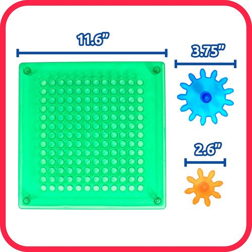 Spark & Wow Swap N Spin Gear Grid - Edades 2+ - Rejilla De