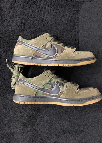Nike dunk sales sb camo