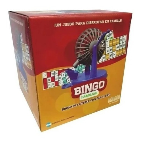 Juego Bingo Con Bolillero De Habano Jugueteria Bloque