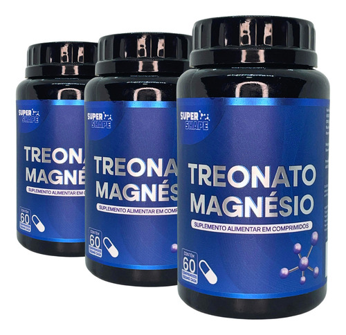 03 Treonato De Magnésio Treonina Premium Concentrado Super Shape