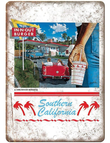 Keviewly Innout Burger California Drivein - Letreros De Meta
