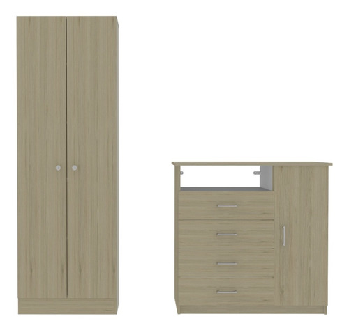  Combo Dreams 1 Closet + Comoda - Rovere / Blanco 