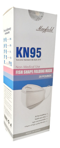  Kn95 Fish Desechable Blanco Mayfield / Caja Master