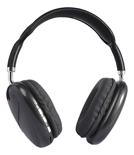 Auriculares Inalámbricos Con Bluetooth Micrófono Gadnic Color Negro