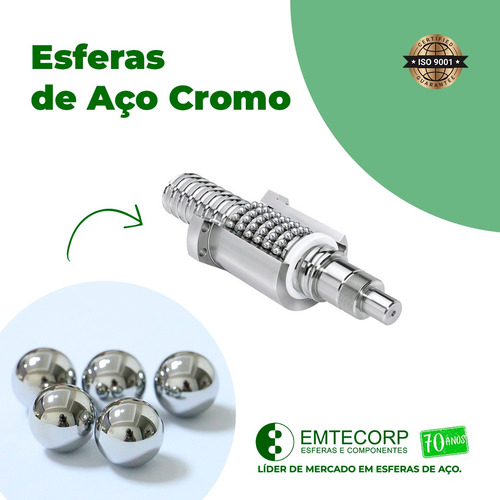 Esferas Aço Cromo 16,669mm Para Junta Homocinética 10 Peças