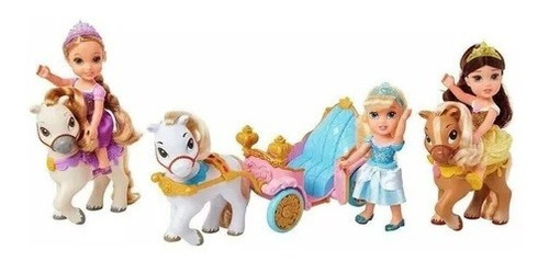 Disney Princesas Set Carruaje Real, Princesas Y Pony 