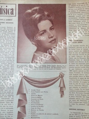 Cartel De Boda De Gladys Rosales Hoover 1963