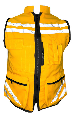 Chaleco Reflejante M King Formal Completo Con Malla Amarillo Eg-xl