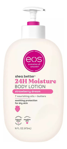 Eos Loción Corporal Shea Better - Sueño De Fresa 24 Hras