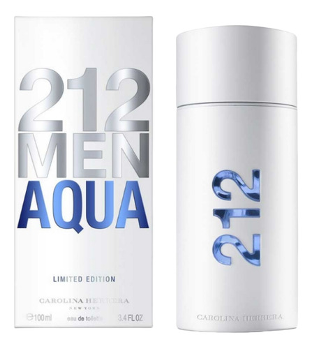 Perfume 212 Men Aqua Edición Limitada Edt 100 Ml Para Hombre