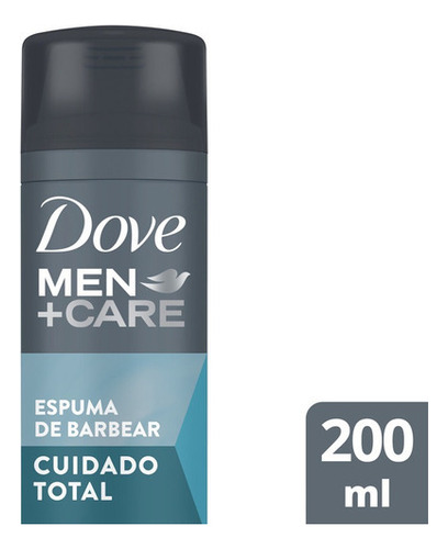 Espuma de Barbear Barba Cuidado Total Dove Men+Care Frasco 200ml