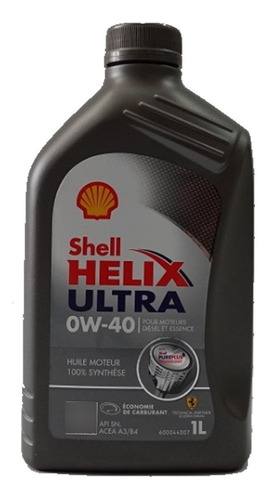 Aceite Shell Helix Ultra 0w40 Full Sintetic Competicion 1 Lt
