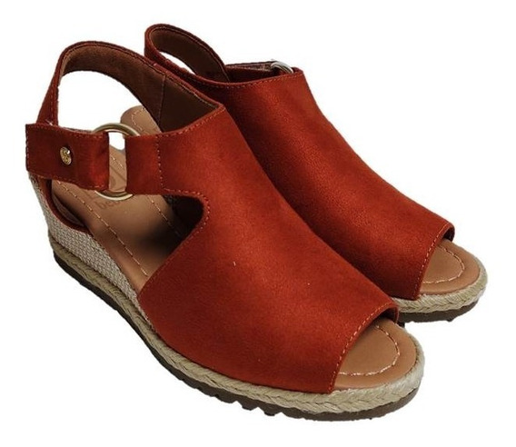 Sandalias Anabela Salto Baixo Bebece | MercadoLivre.com.br