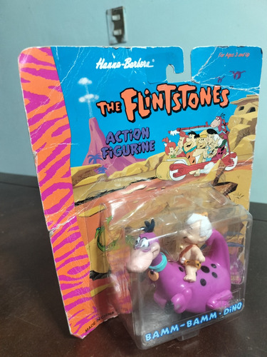 Figura Boley 1993 The Flintstones Dino Riders Bamm Bamm Dino (Usado)