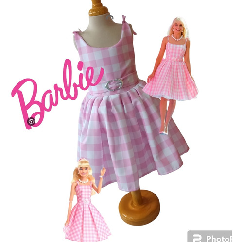 Vestido Niña Barbie Cosplay Cumpleaños 