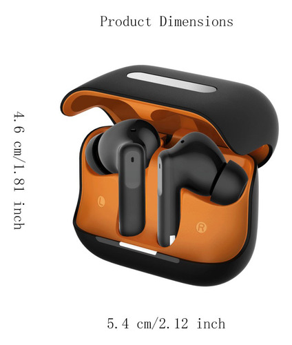 Fone De Ouvido Sem Fio Bluetooth 5.3 Com Ruído Ativo Anc