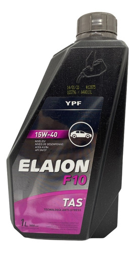 Aceite Ypf Elaion F10 15w-40 1 Litro