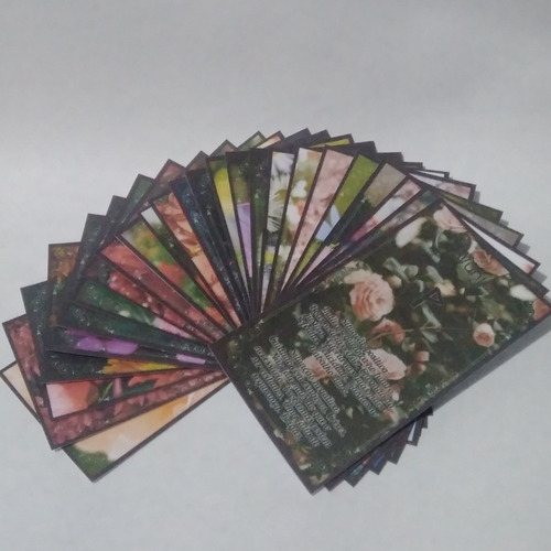 Baralho Runas Com Significados Tema De Flores. Mod 7