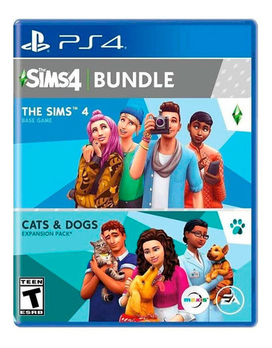Juego Los Sims 4 Bundle Perros Y Gatos Ps4 - Ccstore