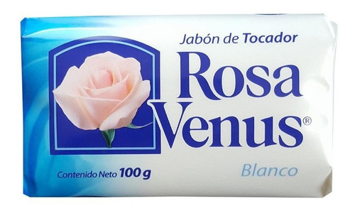 Jabón Rosa Venus Pack 4x100g White