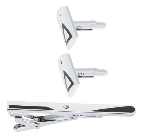 Ba Juego De Gemelos Con Clip Compatible Con Corbata