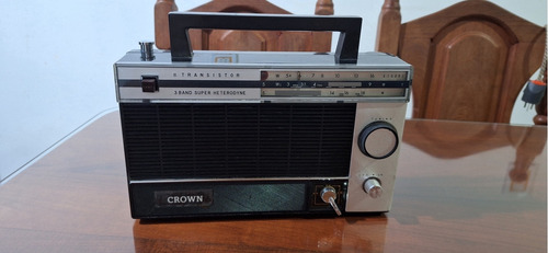 Radio Crown 3 Bandas, Año 1959 (Usado)