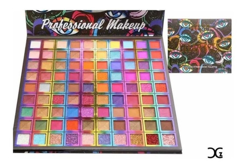 Paleta De Sombras Para Ojos Maquillaje Profesional 90 Colore