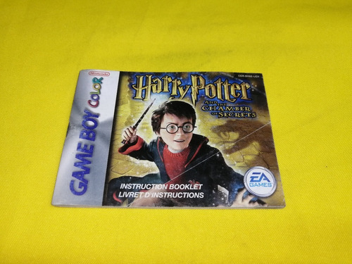 Manual Original Harry Potter And The Chamber Of Secrets Gbc
