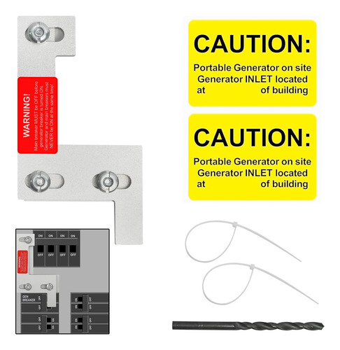 Kit De Interbloqueo Para Generador Con Espacio De 1,75 Cm En