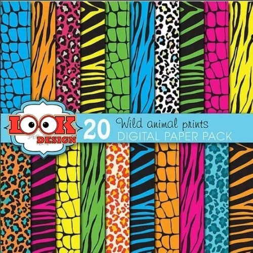 Kit Fondos Animal Print Imagenes Png Clipart 044