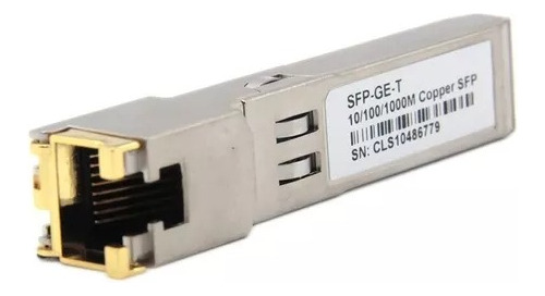 Gbic Rj45 Porta Eletrica 1000m Sfp Rj45 1000base-t