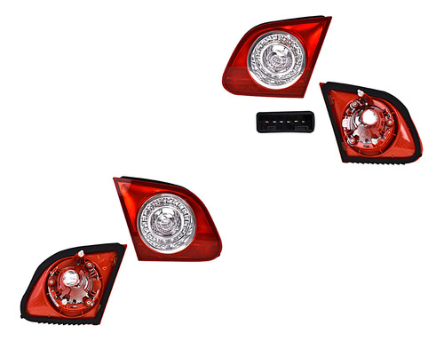 Par Juego Calaveras Interiores Vw Passat 2006 -2010 Depo Rxc