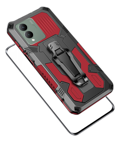 A Funda Para Vivo Y17s Metal Antisísmico Tener Vidrio