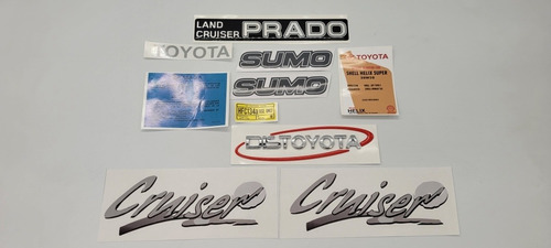 Toyota Prado Sumo Calcomanias Y Emblemas Version Cruiser 