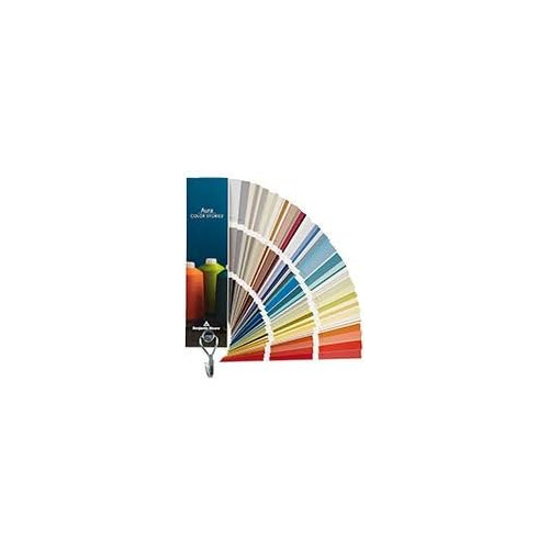 Abanico De Muestra De Colores Aura De Benjamin Moore.