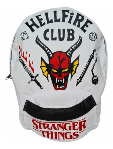 Mochila Stranger Things Club Escolar Antirrobo Impermeable