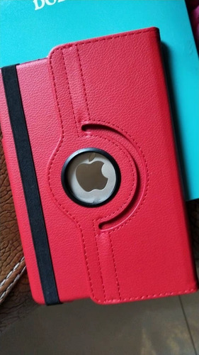 Imagen 1 de 8 de Smart Case Funda Protector Piel Giratoria iPad Mini 4 + Mica