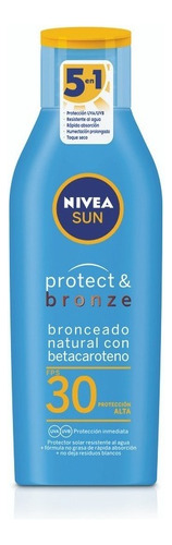 Protector Solar Nivea Sun Protect & Bronce Fps 30 - 200 Ml
