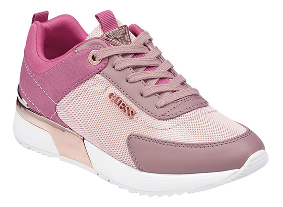 tenis guess rosa palo