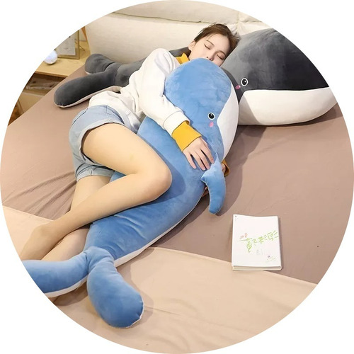Imagen 2 de 10 de Peluche Almohada Ballena 50cm