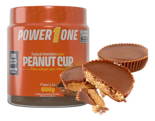 Pasta De Amendoim Peanut Cup Power1one 600g