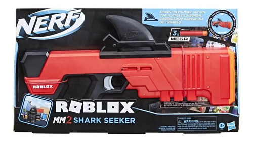 Brinquedo Lançador De Dardos Roblox Mm2 Shark Seeker F2489